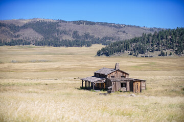 Old Homestead Ranch House on edge of Mountain Meadow