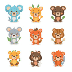 Colorful_set_of_little_cartoon_animals_character