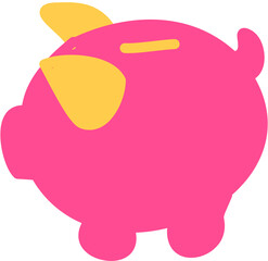 Money box vector illustration