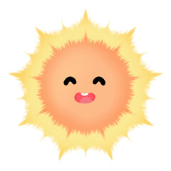 sun cartoon character