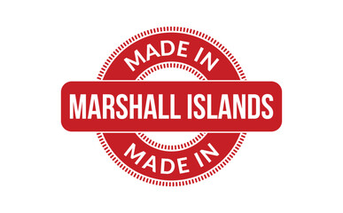 Fototapeta na wymiar Made In Marshall Islands Rubber Stamp