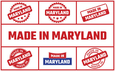 Made In Maryland Rubber Stamp Set