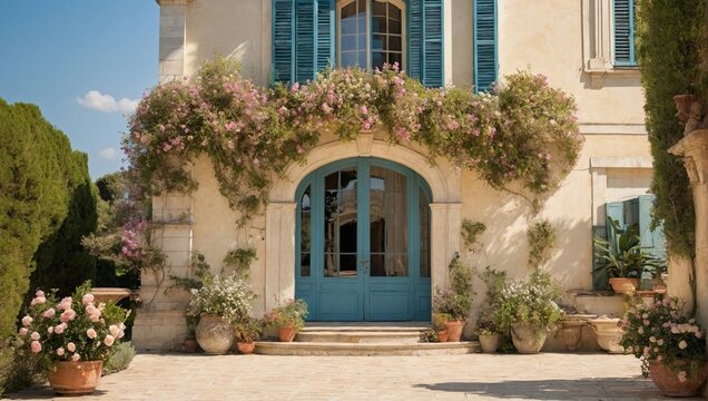 Fototapeta street in the village,stree in the old town