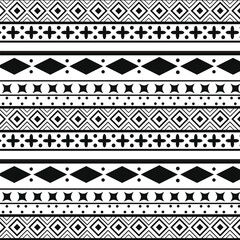 Tribal Ethinc Ztec Seamless Pattern Peruvian Aztec Artwork Vector colorful vintage pattern vector illustration design