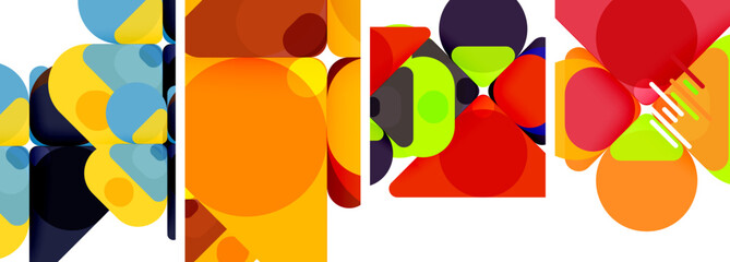 Obraz premium Geometric elements abstract backgrounds for wallpaper, business card, cover, poster, banner, brochure, header, website