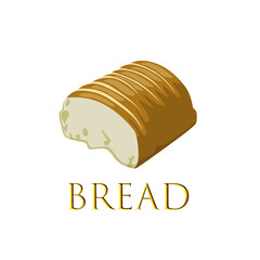 Bread illustration design in white background
