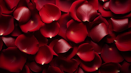 Petals background, Valentine's Day romantic background banner texture