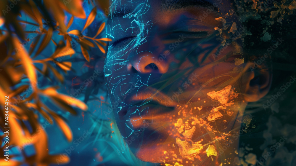 Aufkleber a screenshot from a virtual support group on a digital platform connecting individuals with similar 