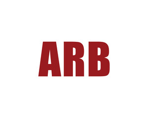 ARB Logo design vector template