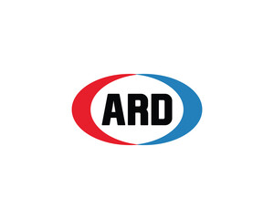 ARD logo design vector template
