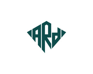 ARD logo design vector template