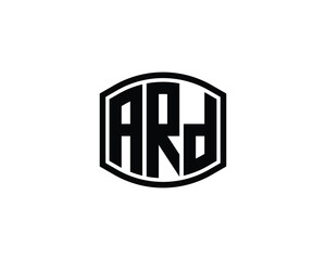 ARD logo design vector template