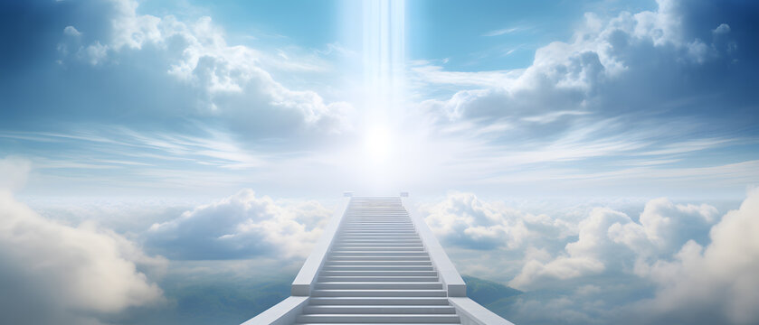 Stair to heaven scenery rendering