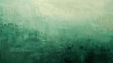 Obraz na płótnie Canvas Textured Green Grunge Paint Wall Backdrop