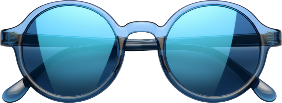 blue glasses isolated on white or transparent background,transparency - Powered by Adobe