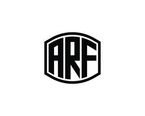 ARF logo design vector template