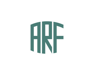 ARF logo design vector template