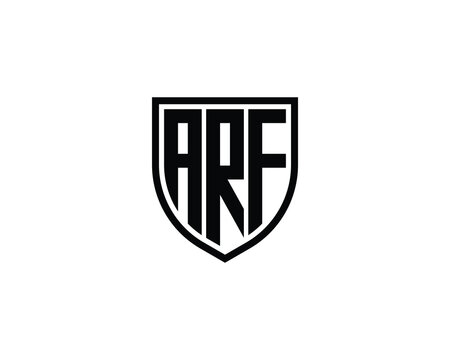 ARF logo design vector template