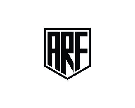ARF logo design vector template