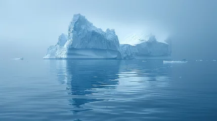 Fotobehang Glistening Glaciers and Iceberg Vistas © Sekai