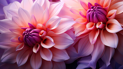 Beautiful petals macro floral abstract