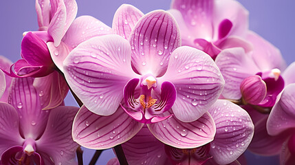 Close-up of scattered petals conveys romance and elegance