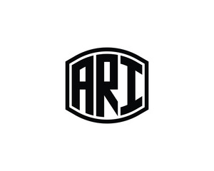 ARI logo design vector template