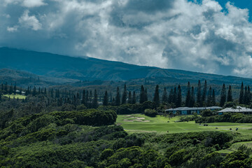 Kapalua Golf - The Plantation Course. Honolua Bay. Honoapiilani Highway, Wesrt Maui, Hawaii.  