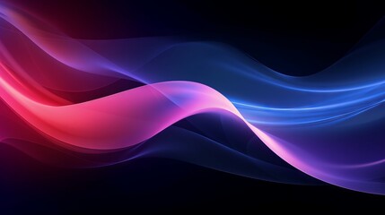 Fototapeta premium Luxury background with vivid neon light wave