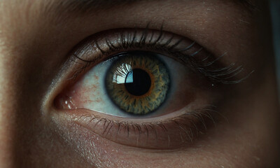 
macro human eye color