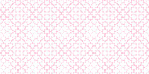 Vector geometric pink dot line element round striped mosque or fabric design tile and structure wallpaper.