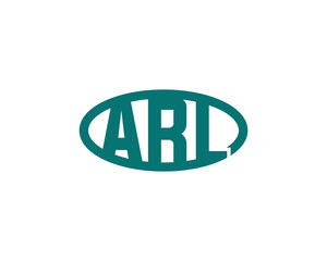 ARL logo design vector template