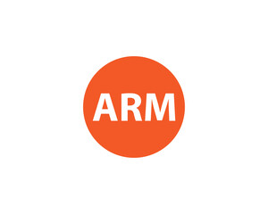 ARM Logo design vector template