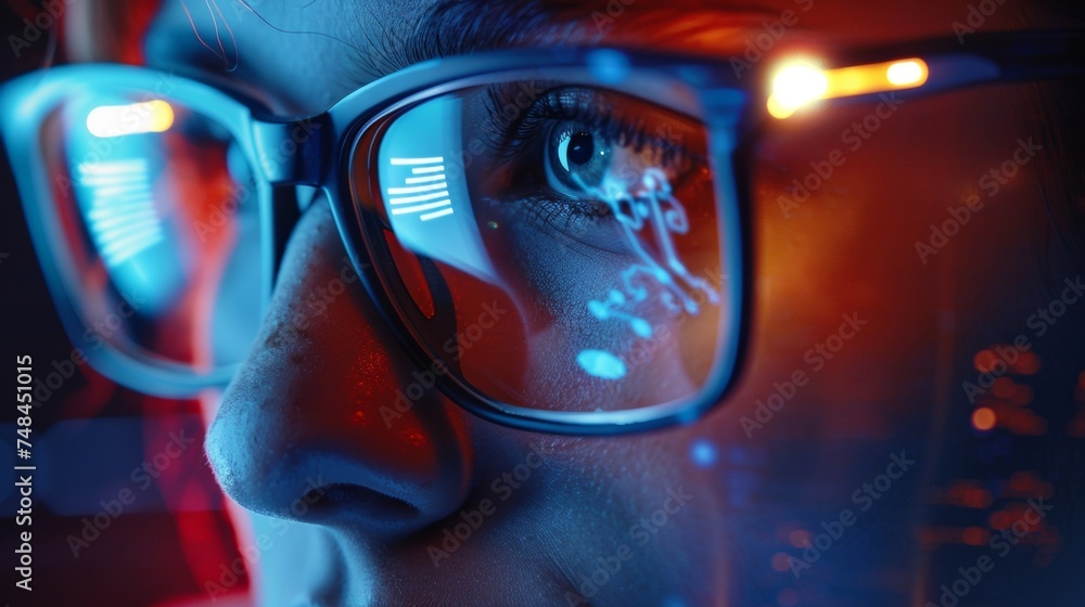 Aufkleber the determined expression on a players face as they strategize and make splitsecond decisions in the