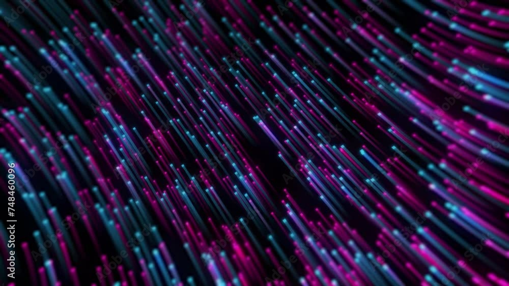 Wall mural animation background particle gradient color