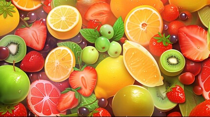 色々な果物テクスチャー3