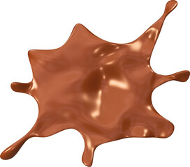 chocolate dripping 3D