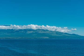 Papawai Scenic Lookout.  Honoapiilani Highway, Wesrt Maui, Hawaii. Haleakalā , or the East Maui...