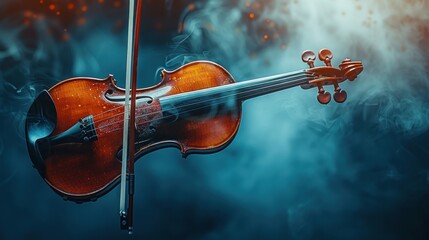 Fototapeta premium musician plays violin