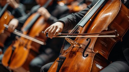 musician playing cello