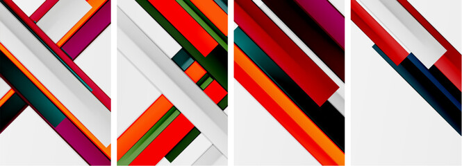 Stripes and lines poster abstract backgrounds. Vector illustration For Wallpaper, Banner, Background, Card, Book Illustration, landing page