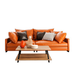 upLeather sofa png