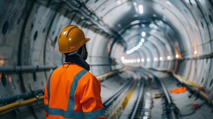 Large underground tunnel drilling - 748478655