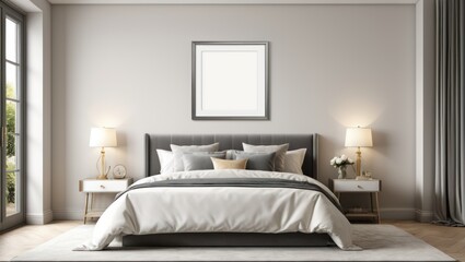 Fototapeta na wymiar elegant bedroom interior design