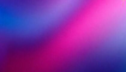 Fototapeta premium Vibrant Gradient: Abstract Pink, Magenta, Blue, and Purple Background with Grainy Texture