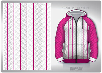 Vector sports hoodie background image.White and pink antislip steel floor pattern design, illustration, textile background for sports long sleeve hoodie,jersey hoodie.eps