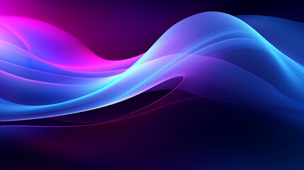 Obraz premium holography wave background. 
