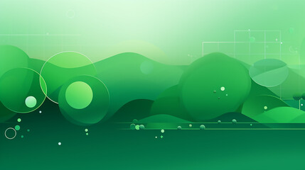 Obraz premium digital technology green background.