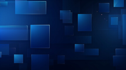 abstract blue square background.  technology futuristic digital graphic concept blue square, line...