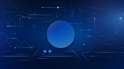 Blue and grey glossy squares abstract tech banner design. Modern abstract blue background design with layers of transparent material in square shapes in random geometric patterns.	
